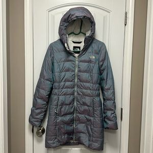 Women's North Face Goose Down Insulated Black Jacket Winter Coat Size Small